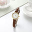 Roma Dial Leather-Band Quartz Watch