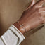 Crown Shape 18K Gold-Plated Bead Bracelet – Elegant Gold Crown Bead Stretch Bracelet