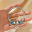 Life Tree Elephant Heart Alloy Bracelet