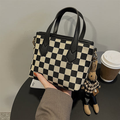 Fashion Houndstooth Shoulder Bags